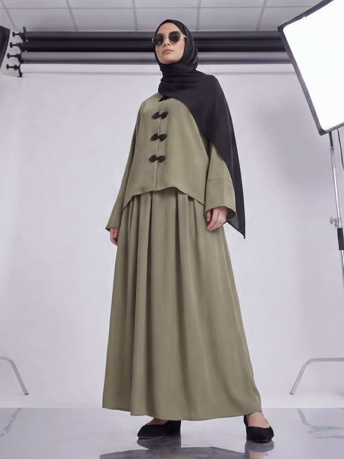 طقم السلطانة ( زيتي فاتح )