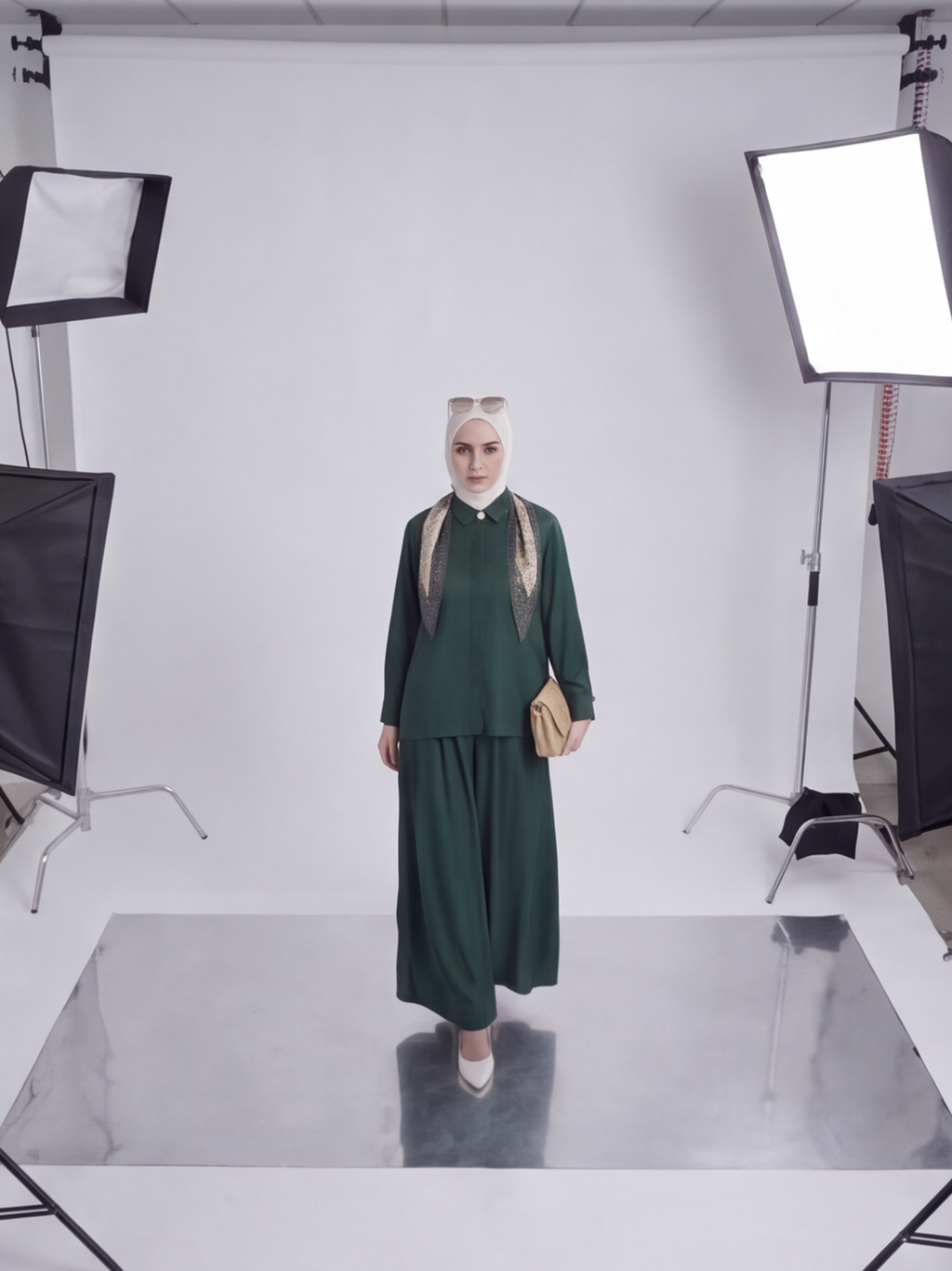 طقم هارموني (اخضر ملكي)