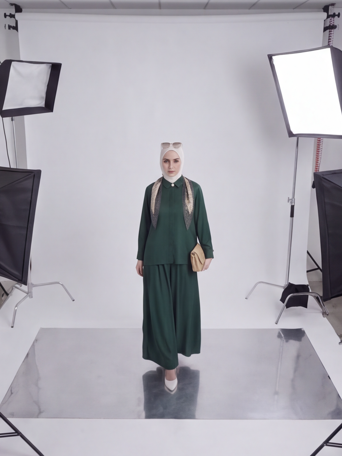 طقم هارموني (اخضر ملكي)