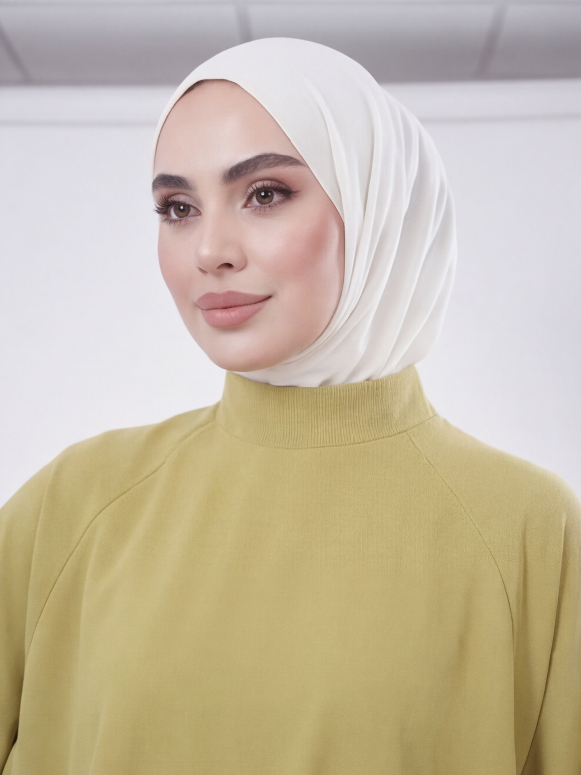 طقم الاناقة ( زيتي فاتح )