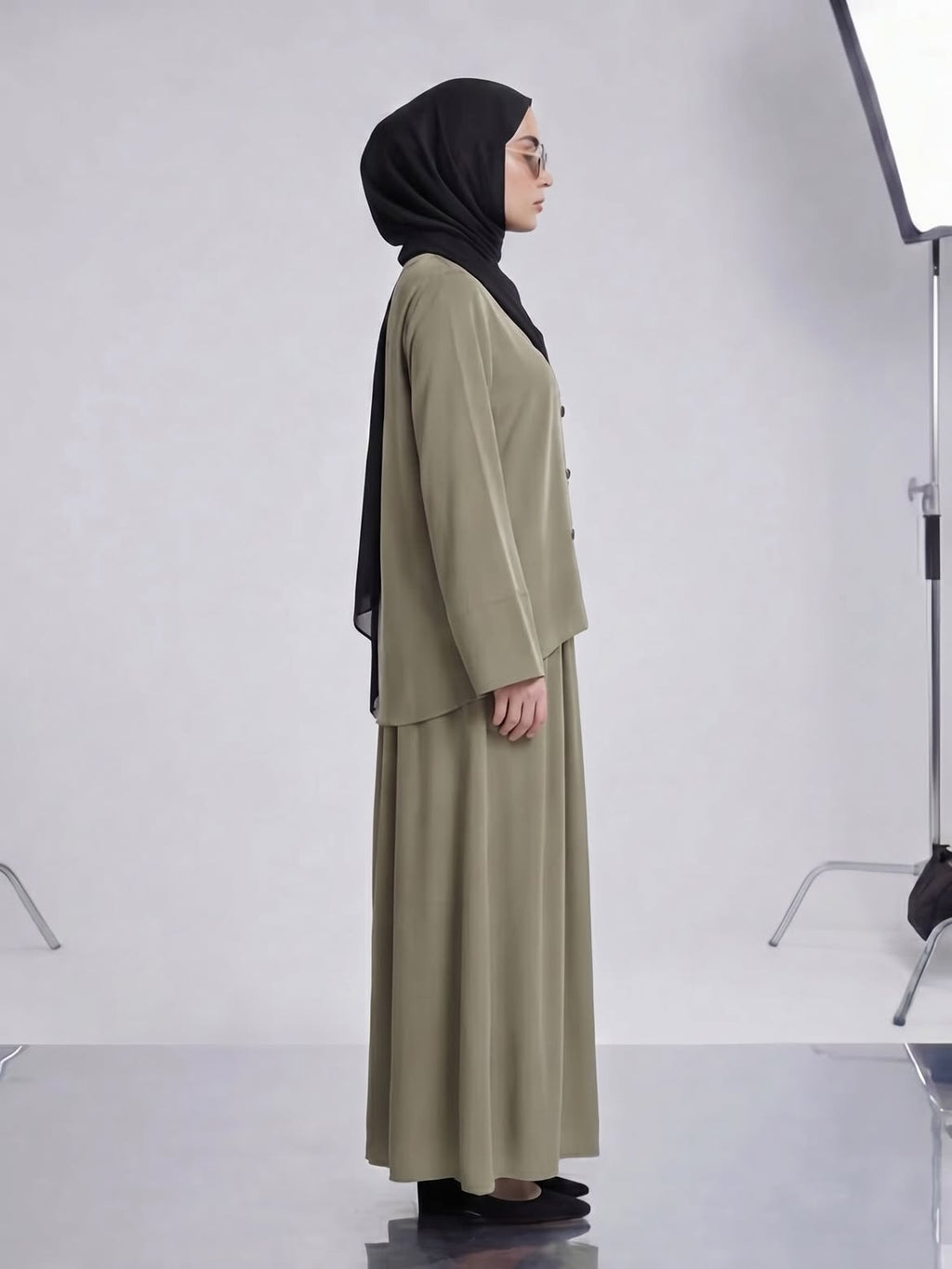 طقم السلطانة ( زيتي فاتح )
