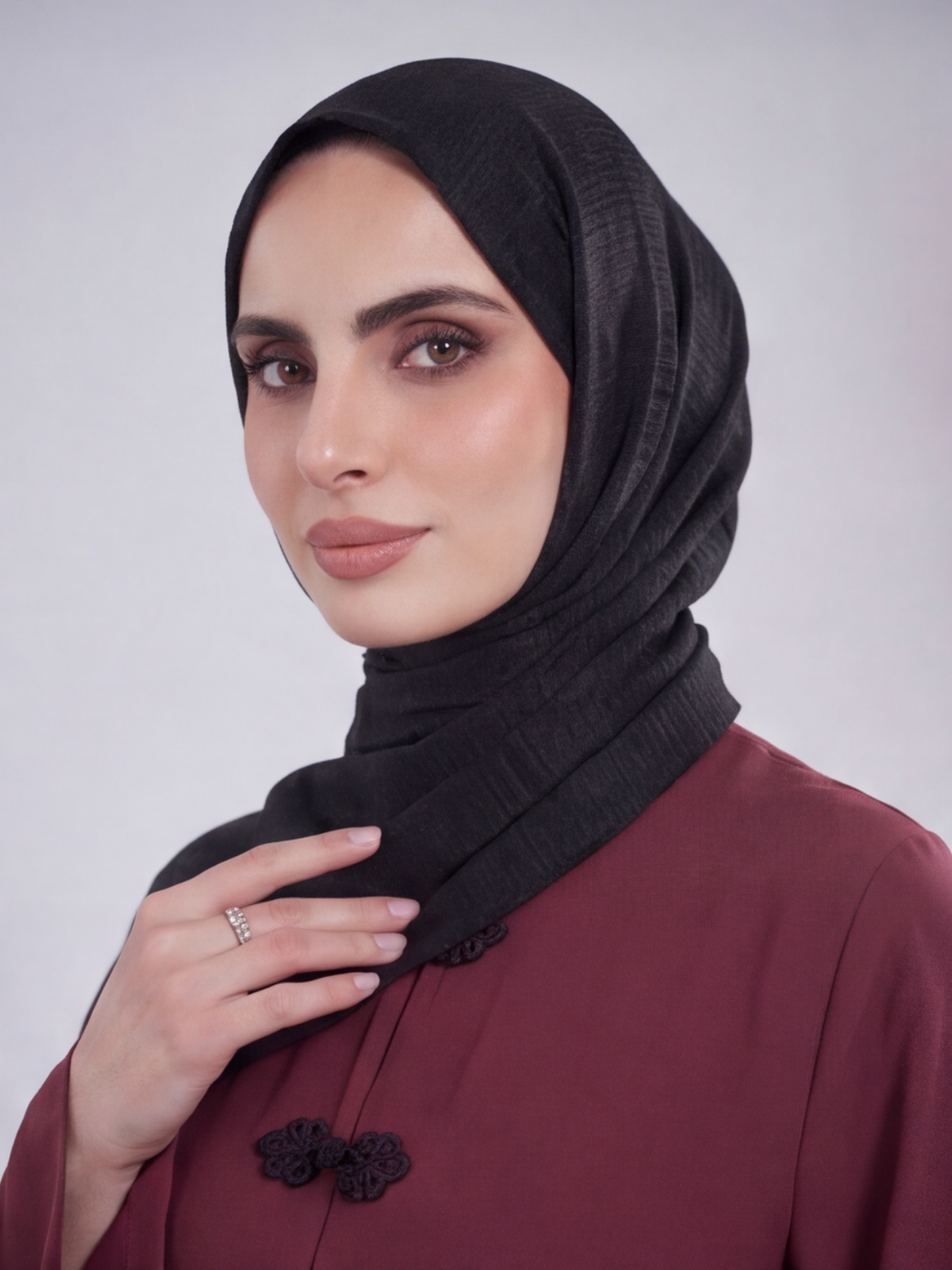 طقم السلطانة ( عنابي فاتح )