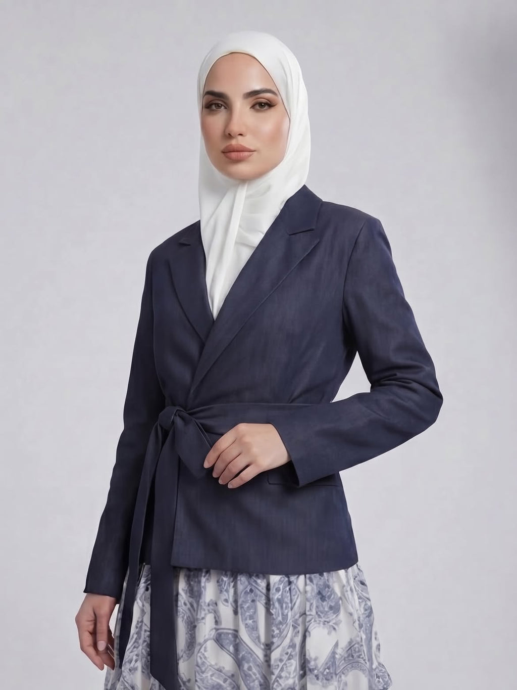 طقم الاوركيد ( كحلي )