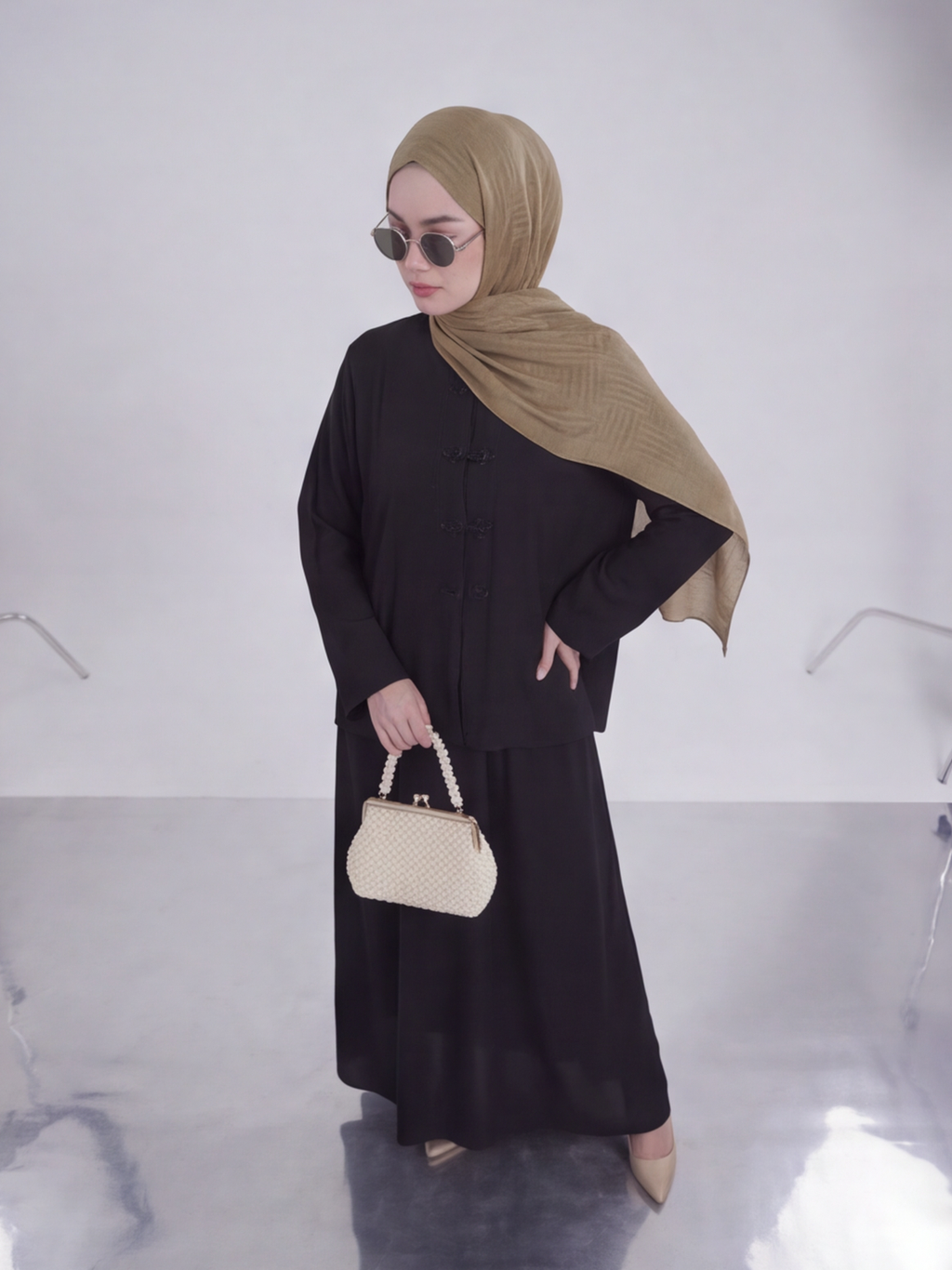 طقم السلطانة ( اسود )