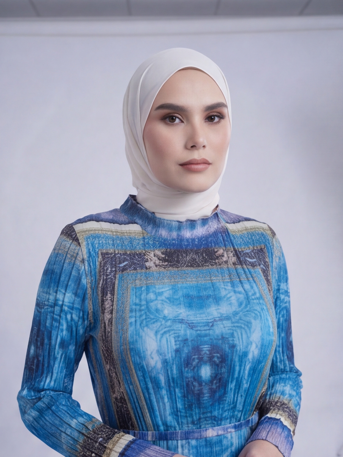 فستان أزور (ازرق)