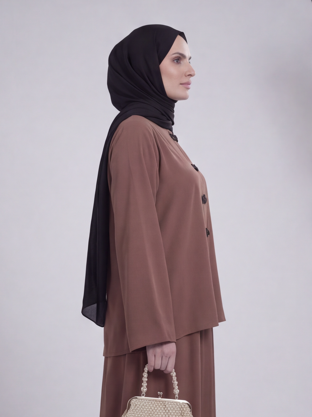 طقم السلطانة ( بيج غامق )