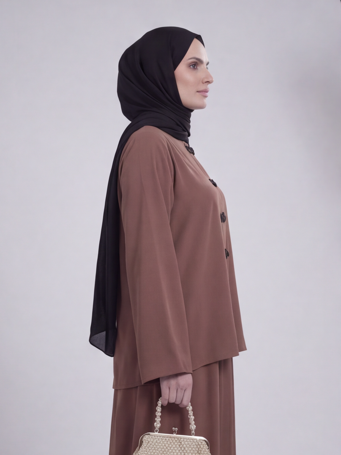 طقم السلطانة ( بيج غامق )