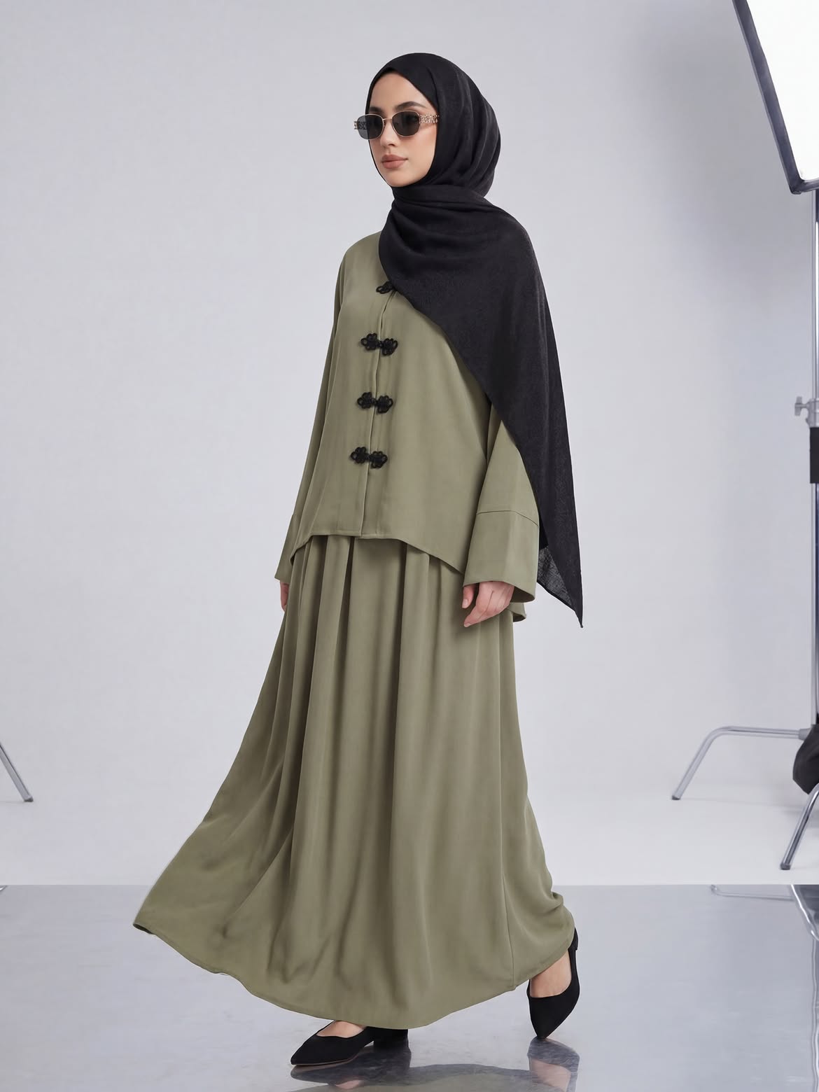 طقم السلطانة ( زيتي فاتح )