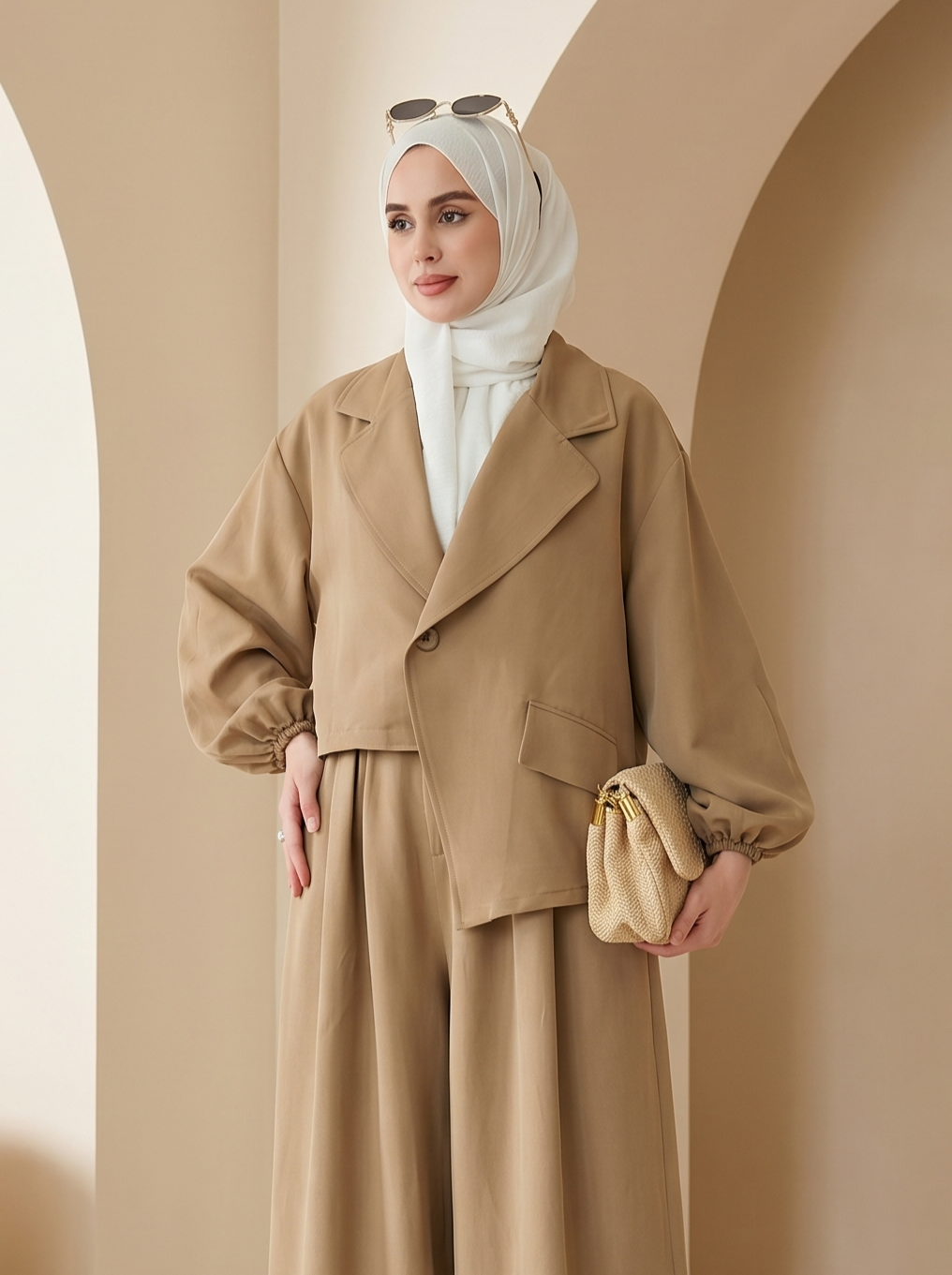 طقم "مودرن كلاسيك" (بيج)