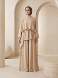 طقم الاناقة ( بيج )